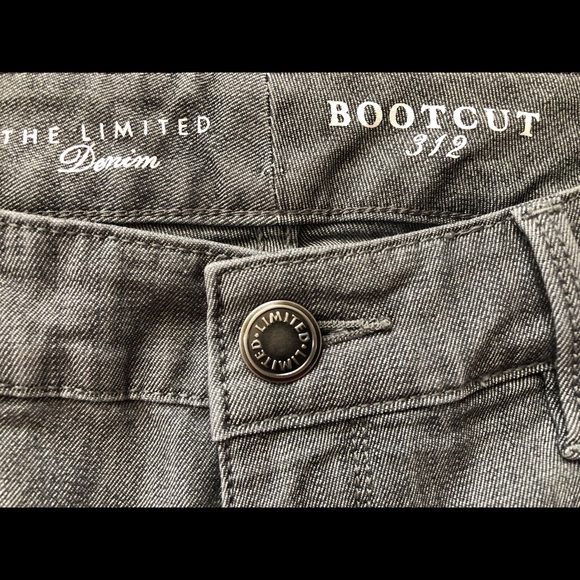 Limited, Size 4 Long Denim Bootcut 312, Gray Jeans NWOT - Picture 7 of 8